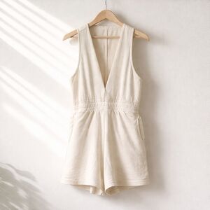 Mono B Cream Textured Fabric